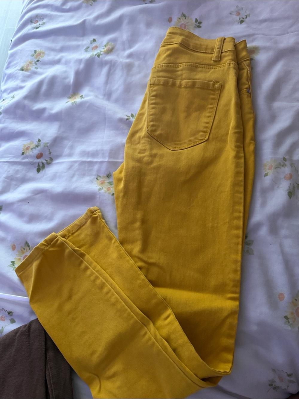 Slim Fit Women's Mustard Yellow Skinny Jeans